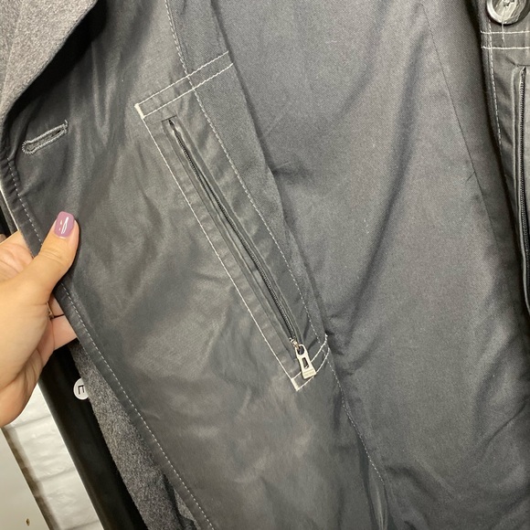 Hugo Boss // Zacho Grey Wool Coat - Picture 4 of 6